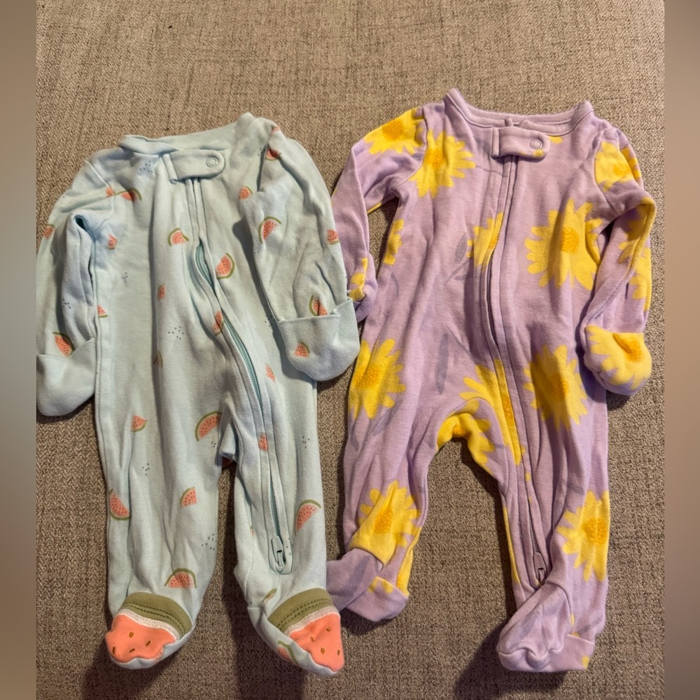 Carters Footed One-Piece onesies